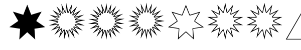 Estrellas TFB font preview